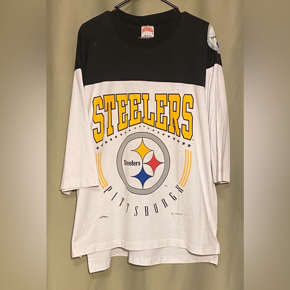 Pittsburgh Steelers Vintage 1994 NFLP Nutmeg Graphic shirt Mens Large